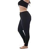 ZERDOCEAN Women's Plus Size 100% Cotton Fleece Lining Leggings
