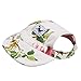 Pet Dog Hats for Small Size Dogs Cideros Visor Design Fashion Dogs Baseball Sun Hats Sport Cap with Ear Holes and Chin Strap - Size S (Flowers)