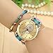 New Brand Handmade Braided Dreamcatcher Friendship Bracelet Watch Rope GENEVA Watch Ladies Quarzt Watches