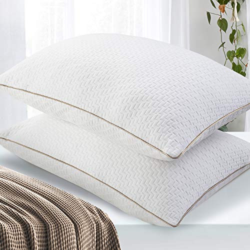 BedStory Pillows for Sleeping 2 Pack, King Size Bed Pillows with Bamboo