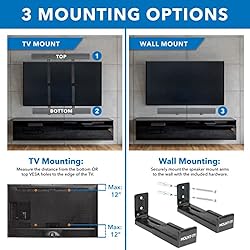 Mount-It! Soundbar Mount for TV and Wall Mounting