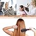 Hair Straightener Brush, ALWOA Double Negative Ionic 2-in-1 Straightening beard Brush with Anti-Scald Feature, NTC Control Security Protection,Temperature Locking & Auto-Off Function (Rose Gold/Black)
