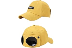 FASHIXD Baseball Cap Hats Dad Hat Outdoor Cap with Anti-UV Ear Flaps Trooper Trapper Pilot Goggles Cap for Women and Men