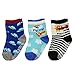 12 Pairs Anti Slip Baby Kids Socks Ankle Toddler Non-skid Soft Cotton Assorted Boys Girls Walkers Socks