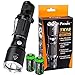 Fenix TK15UE 1000 Lumen CREE LED Tactical/hunting Flashlight with Two EdisonBright CR123A batteries bundle