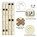 TVOOD 24 Large Pockets Over The Door Shoe Organizer, Hanging Shoe Organizer with 4 Hooks Shoes Holder for Closet Bedroom, Beige (62 x 21 inch)