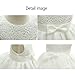 AHAHA Baptism Dresses Princess Wedding Special Occasion Baby Girl Christening Dress White