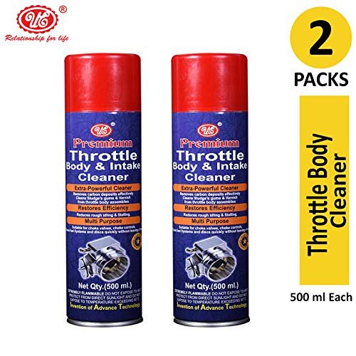 UE Premium Throttle Body & Intake Cleaner Spray – 500 ML (Pack of 2)