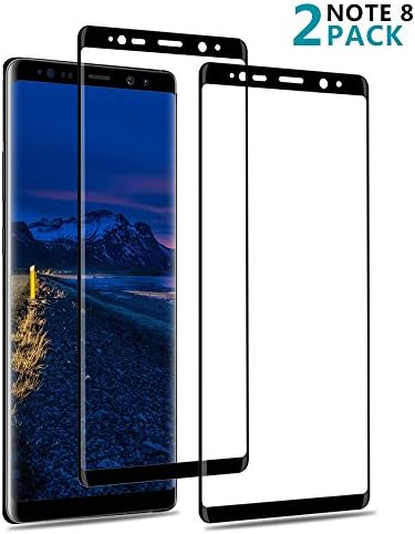 Galaxy Note 8 Screen Protector, AAJO Case Friendly/Scratch Resistant/Anti-bubble/Anti-Fingerprint/Anti Reflection/9H Hardness/HD Tempered Glass Film for Samsung Galaxy Note 8（2 Pack 6.3’’）
