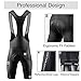 Przewalski Men's Cycling Bike Bib Short with Phone Pockets,4D Padded Breathable Biking Bicycle Bib Tights