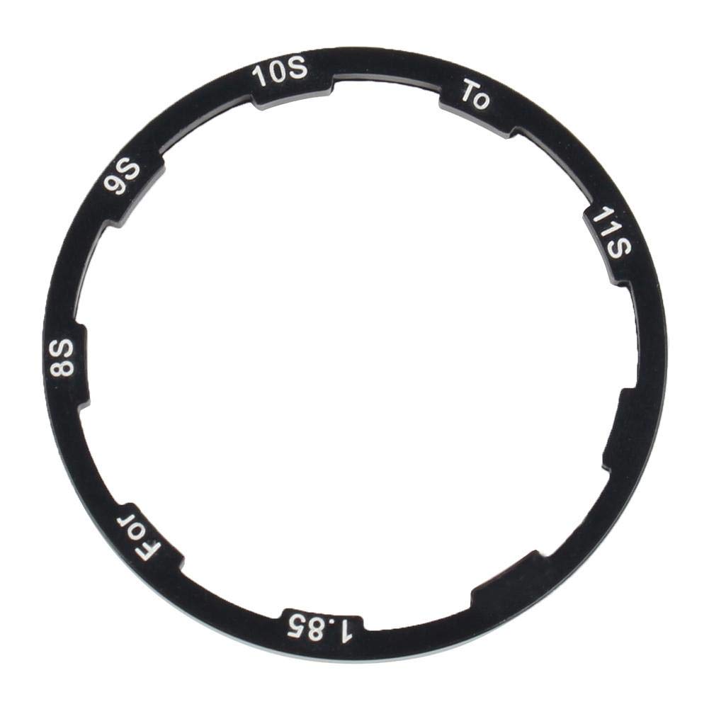 DEWIN Flywheel Gasket, Hub Spacer Mountain Road Bike Flywheel Hub Spacer Bicycle Bottom Bracket Axle Washer Gasket (1.85MM)