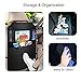 [Upgraded]Oneisall Kick Mats Back Seat Protector, Waterproof Car Behind Seat Organizer Large Seat Back Protectors, Tablet Holder for Children Kids Allows for Use of Earphone(2 Pack)