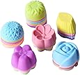 Magik 36 PCS Reusable Non-stick Silicone Mini Baking Muffin Cupcake Chocolate Cups (Assorted Flowers 2)
