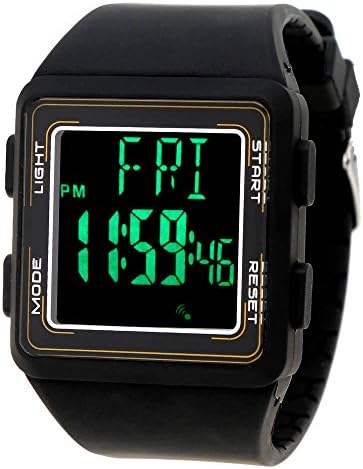 Fit Accessory New Chest Strap Heart Rate Monitor Calories Pedometer Digital Mutifunction Sports Watches Exercise 3atm Memory Mode Outdoor