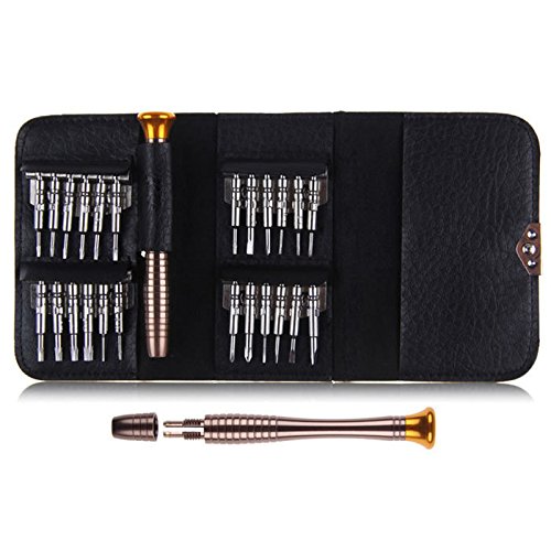 25 in 1 Screwdriver Set Mobile Phone Repair Tool Kit Multitool Hand Tools for Watch Tablet PC - Thumbnail 5
