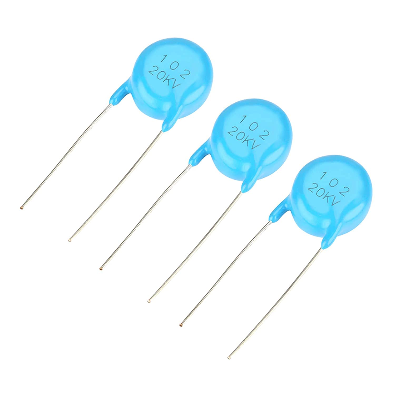 20Pcs Ceramic Capacitor Assortment Kit, 20KV 1nF 0.001uF 1000pF High Voltage Ceramic Capacitors