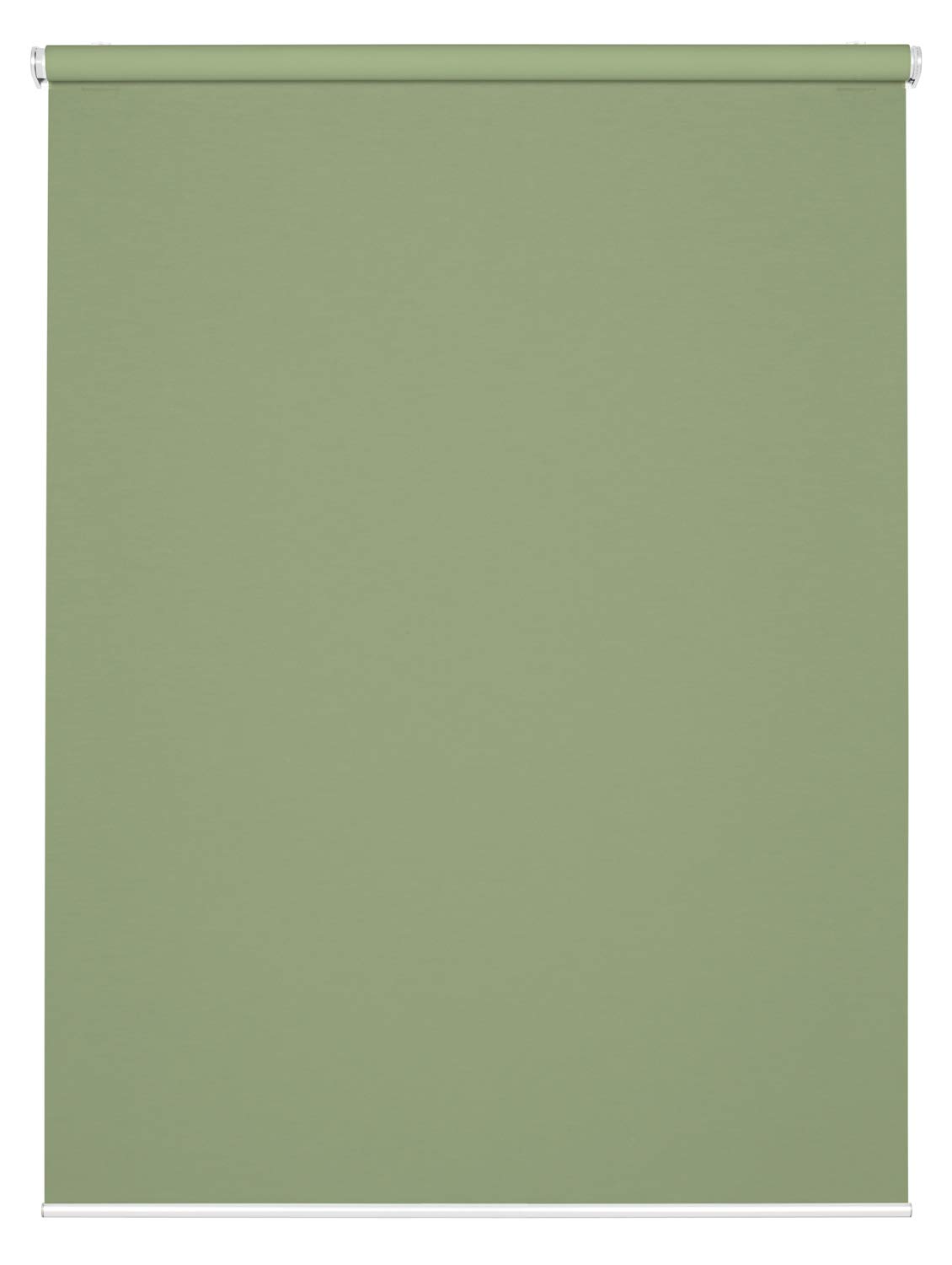 Gardinia Comfort Move Roller Blind for Clamping, Gluing or Screwing Daylight Blind, Opaque, All Mounting Parts Included, Green, 75 x 150 cm (W x H)