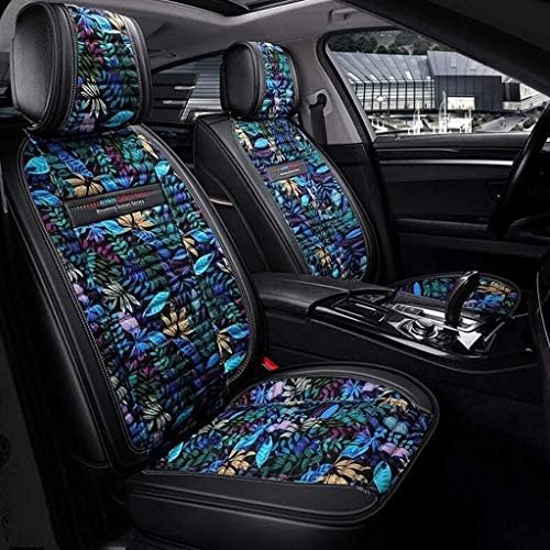 亜麻msレザーユニバーサルリアシートカバーカーシートカバーフロントとリア5シート用9ピースセット 大型家電 車 バイク カーシートカバー カーシート カバー B08b65b3rv