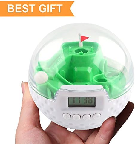 Lymor Mini Golf Decompression Handheld Shooting Games with Electronic Alarm Clock for Kids and Adults Best Holiday Gift