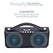 Efsound Ef-101 Aluminum Portable Wireless Bluetooth Speaker with 3.5 mm Aux Line, Black