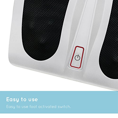 Homedics-FM-TS9-EU-Massaggiatore-Plantare-Shiatsu-Deluxe-con-18-Nodi-Opzione-Calore-Tasto-di-Accensione-Facile-da-Premere