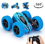 RC Stunt Car for Kids, 360°Flips Double Sided Rotating 4WD 2.4Ghz Remote Control Car - Christmas Gift for 2-12 Years Old Kids