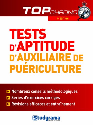 Tests d'aptitude auxiliaire de puériculture