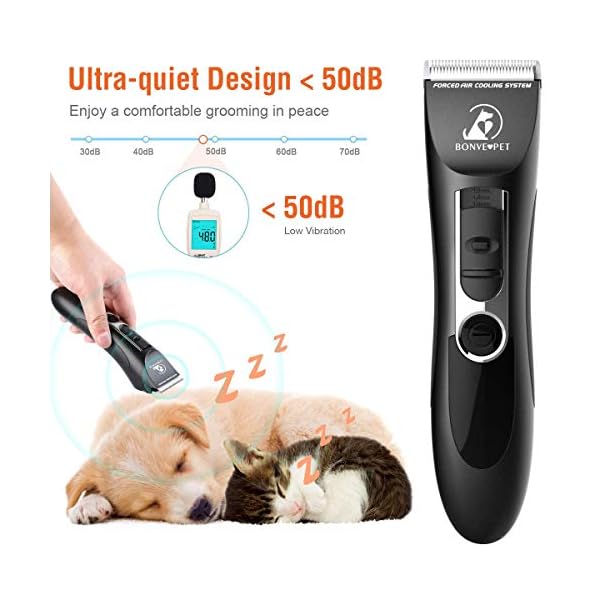 rechargeable dog grooming clippers