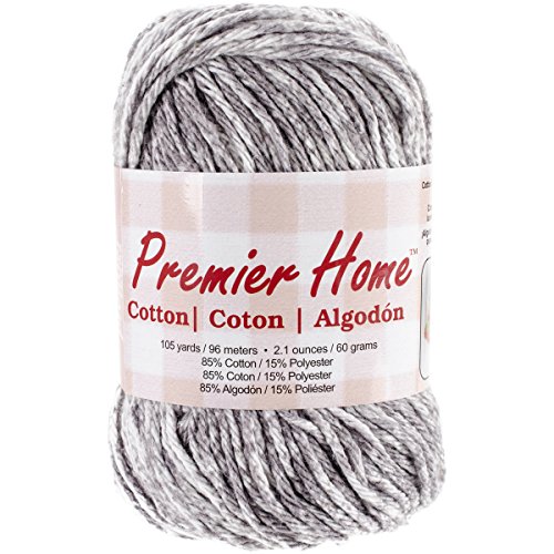 Купить Premier Yarns Home Cotton Yarn, Grey Splash в интернетмагазине