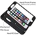 Co-Goldguard Case for iPhone 6s Plus/6 Plus,Heavy Duty 3 in 1 Cover with Screen Protector Shell for iPhone 6+/6s+ 5.5 inch,Black