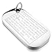 INBLUE Men's Stainless Steel Pendant Necklace Silver Tone Dog Tag Cross English Bible Lords Prayer -With 23 Inch Chain