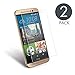 aiMaKE [2-Pack] Premium Tempered Glass Screen Protector for HTC ONE M9 - Transparent (0.33mm HD Ultra Clear)