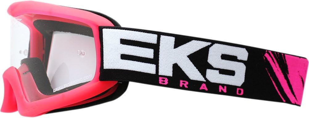EKS BRAND Unisex-Adult X-GROM Youth MX Motorcross Goggles (Pink, One Size)