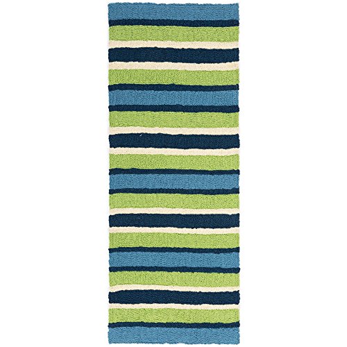 Jellybean South Bay 21" X 54" Striped Indoor Outdoor Area Rug