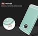 MOTO G5 Case, Landee Soft Silicon Resilient Shock Absorption and Carbon Fiber Design Protective Case for Motorola Moto G5 / Moto G (5th G) - Mint