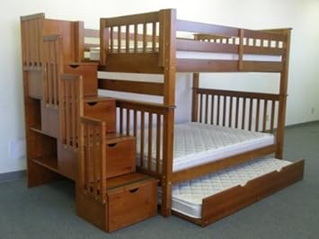 bunk beds with two full size beds