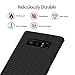 PITAKA Galaxy Note 8 Case, Magcase Aramid Fiber[Real Body Armor Material] Phone Case,Slim fit Strongest Durable Snugly Fit Snap-on Phone Cover Case for Samsung Galaxy Note 8-Black/Grey(Twill)