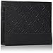 Guess Men's Leather Slim Bifold Wallet, Black, One Size