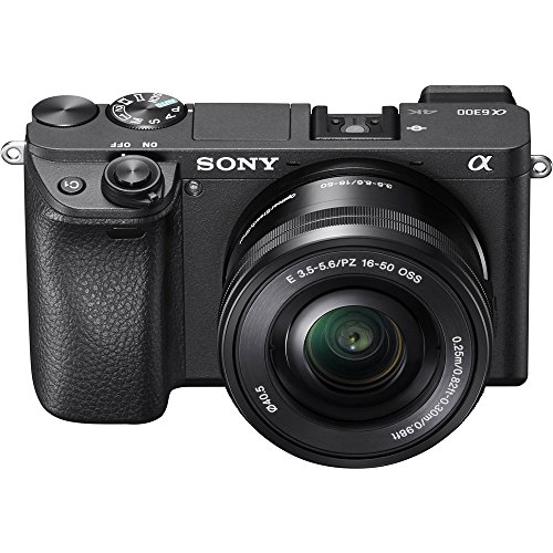 Sony-a6300-4K-Mirrorless-Camera-with-16-50mm-Power-Zoom-Lens-ILCE-6300L-64GB-Battery-Grip-Shotgun-Mic-Pro-Video-Bundle