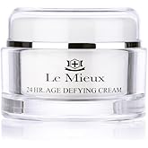 Le Mieux 24 Hr. Age Defying Cream - Hydrating Facial Moisturizer with Hyaluronic Acid & Peptides, Rich Anti-Aging Face Cream, No Parabens or Sulfates (1.75 oz / 52 ml)