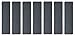 Stair Treads Collection Set of 13 Indoor Skid Slip Resistant Carpet Stair Tread Treads (7 inch x 24 inch) (Dark Grey, Set of 7)