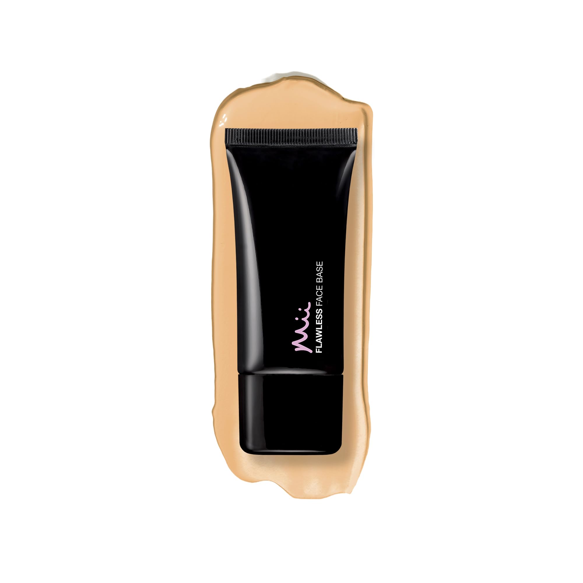 Mii Cosmetics Flawless Face Base, Weightless Liquid Foundation, Medium Coverage, Suitable for all Types of Skin, Perfectly Peachy — image 1