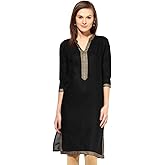 Ramkudi Printed Kurti For Women | Indian Ethnic Top | 3/4th Sleeves Readymade Cotton Kurti