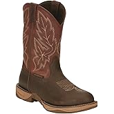 Tony Lama Men's Mankato Waterproof Western Boot Round Toe Brown 8.5 EE US