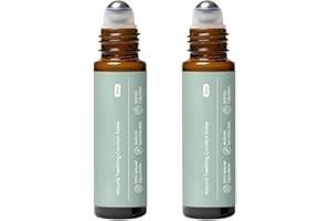 Teething Roller, Teething Roller All Natural, Essential Oil Massage - Natural Gentle (2 Pcs)