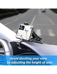 Soporte antideslizante para salpicadero de teléfono móvil montado para navegación GPS compatible con iPhone XS XS Max XR X 6S 7 8 Plus, Galaxy Note 9 8 S8 S9 S10 Plus J7 J3, Pixel 3 XL y más