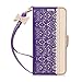 WWW Galaxy Note 9 Case,Note 9 Wallet Case,[Luxurious Romantic Carved Flower] Leather Wallet Case with [Inside Makeup Mirror] and [Kickstand Feature] for Galaxy Note 9 2018 Purple