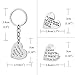 3PCS Teacher Appreciation Gifts Key Chain Women Men It takes a big heart to teach little minds (Style A)