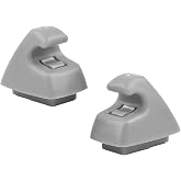 Wevdn 2 PCS Sun Visor Support Retainer Clip, 95994975 95994976 Sun Visor Hook Clip Bracket Replacement, Sunvisor Holder Hook for Cruze 2011-2016 Verano 2012-2017, Car Accessories (Gray)
