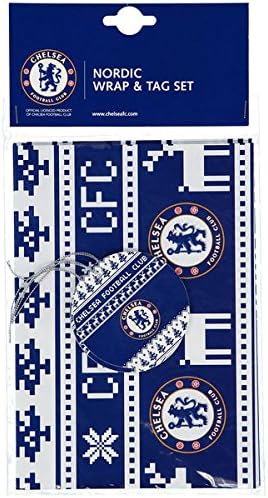 Chelsea FC Nordic Gift Wrap & Tag Set